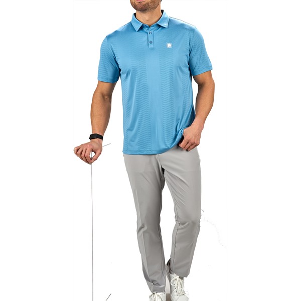 Black Clover Mens Barney Athletic Chilled Luck Polo Shirt
