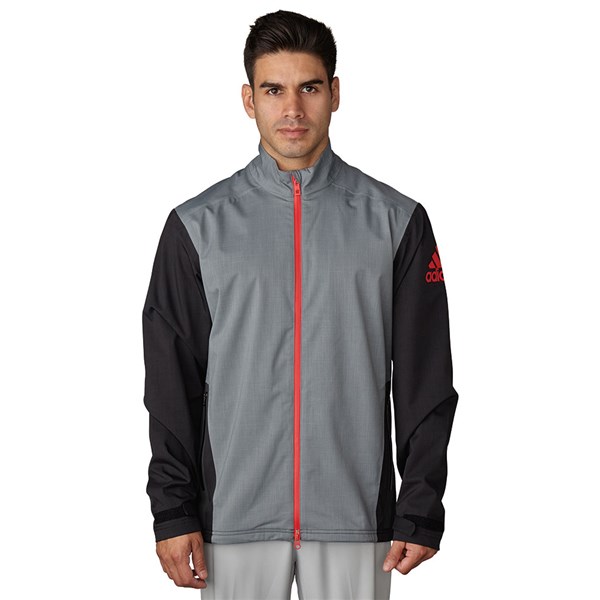 adidas golf waterproof heathered rain jacket