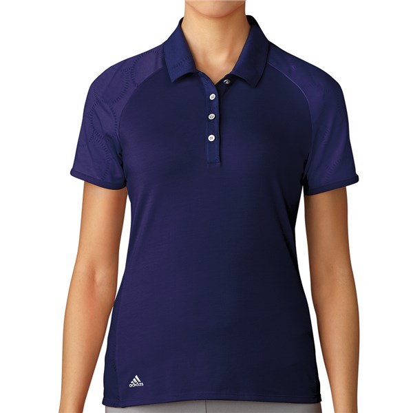 adidas Ladies ClimaCool Aeroknit Circle Polo Shirt | GolfOnline