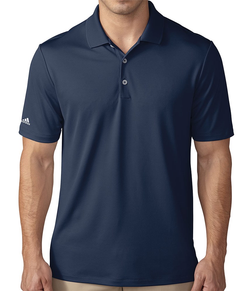 adidas Mens Performance Crestable Polo Shirt | GolfOnline