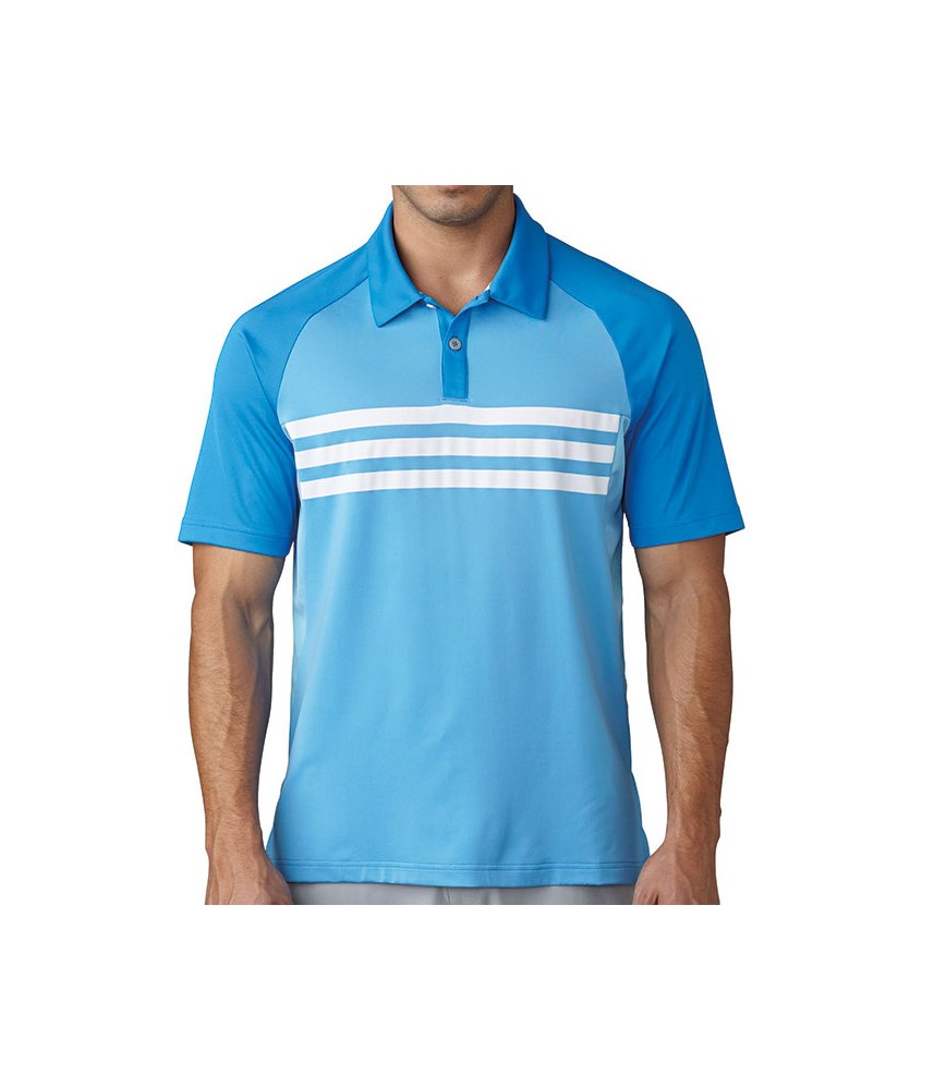 adidas Mens ClimaCool 3 Stripes Competition Polo Shirt | GolfOnline