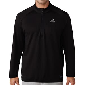 adidas Mens ClimaHeat Gridded Quarter Zip Pullover