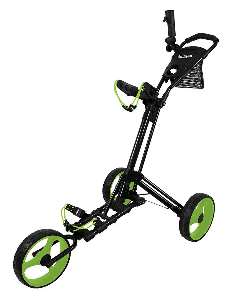 Ben Sayers Deluxe Three Wheel Easy Fold Trolley - Golfonline