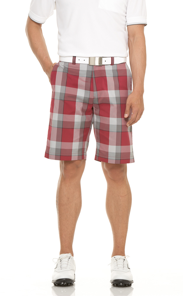 Callaway Mens Modern Plaid Golf Shorts