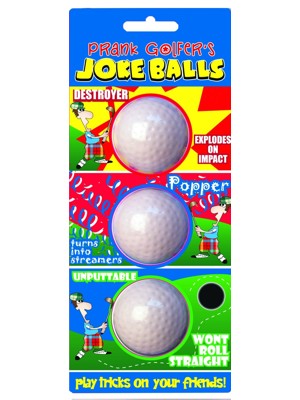 Golfers Joke Balls (3 Pack)