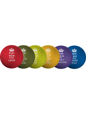 Keep Calm Golf Balls (6 Pack)