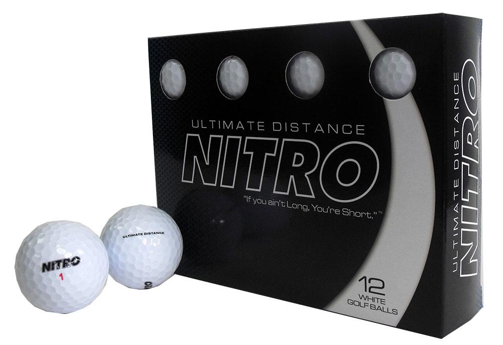 Nitro Ultimate Distance Golf Balls (12 Balls)