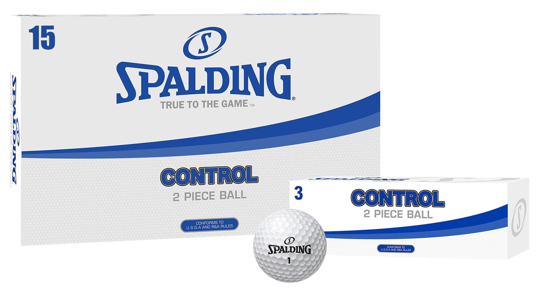 Spalding Control Golf Balls (15 Balls)
