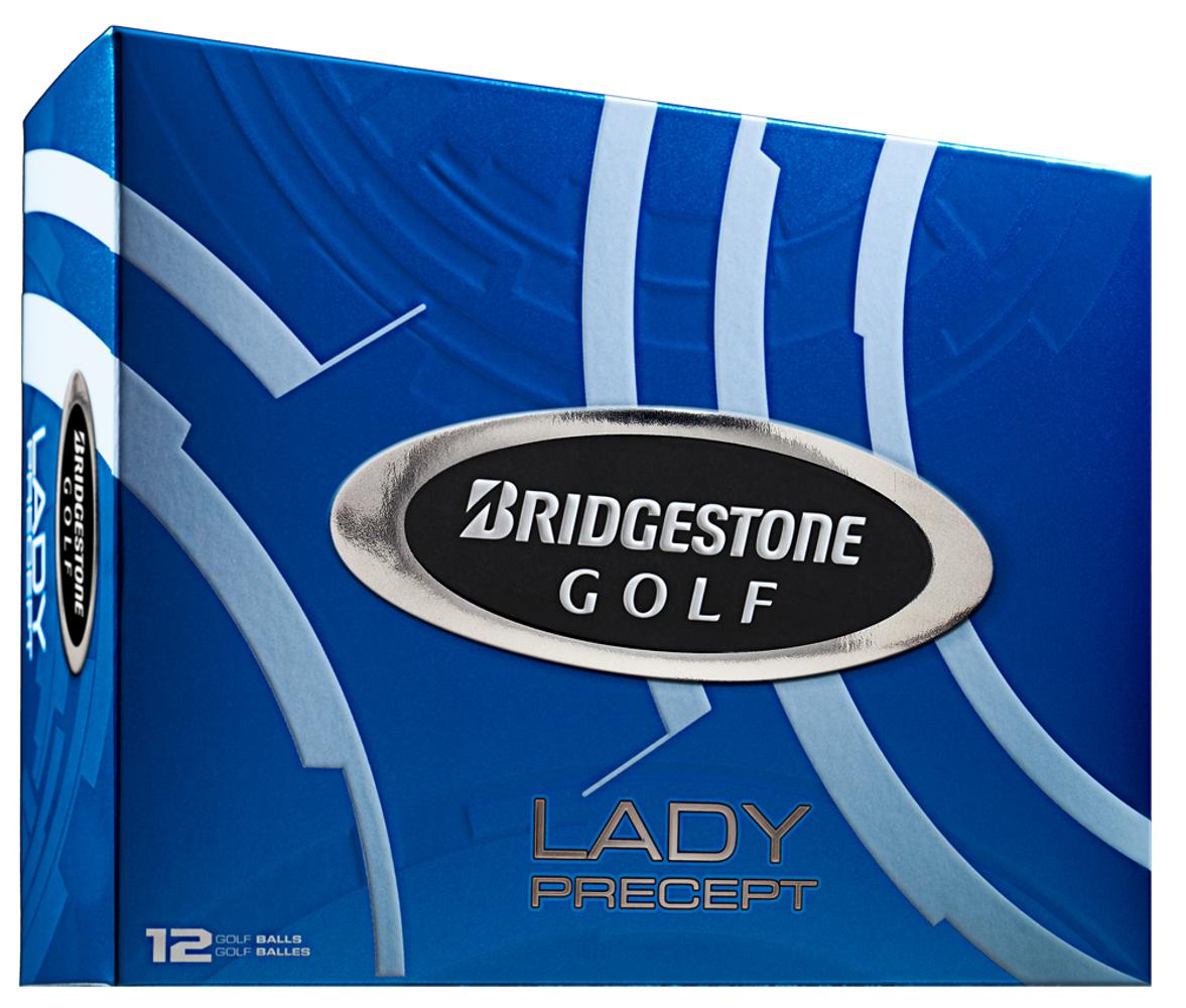 Bridgestone Lady Precept White Golf Balls (12 Balls)