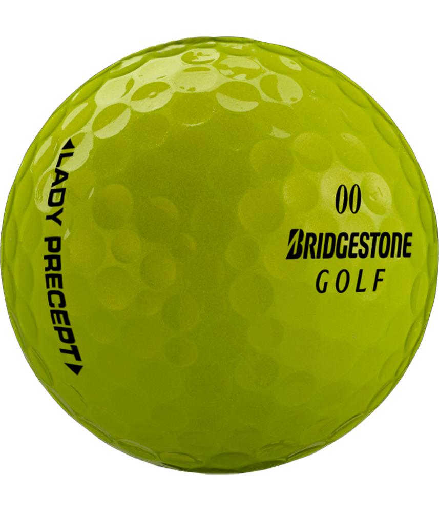 Bridgestone Lady Precept Yellow Golf Balls (12 Balls)