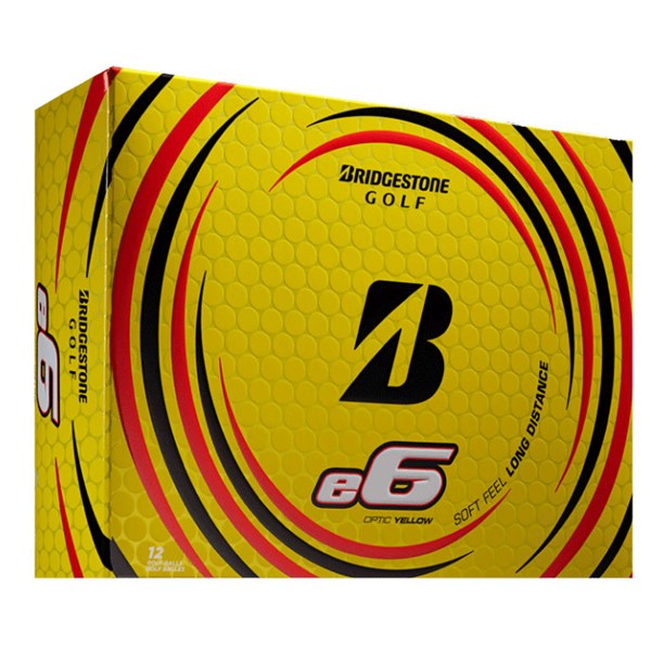 Bridgestone e6 Soft Yellow Golf Balls (12 Balls)