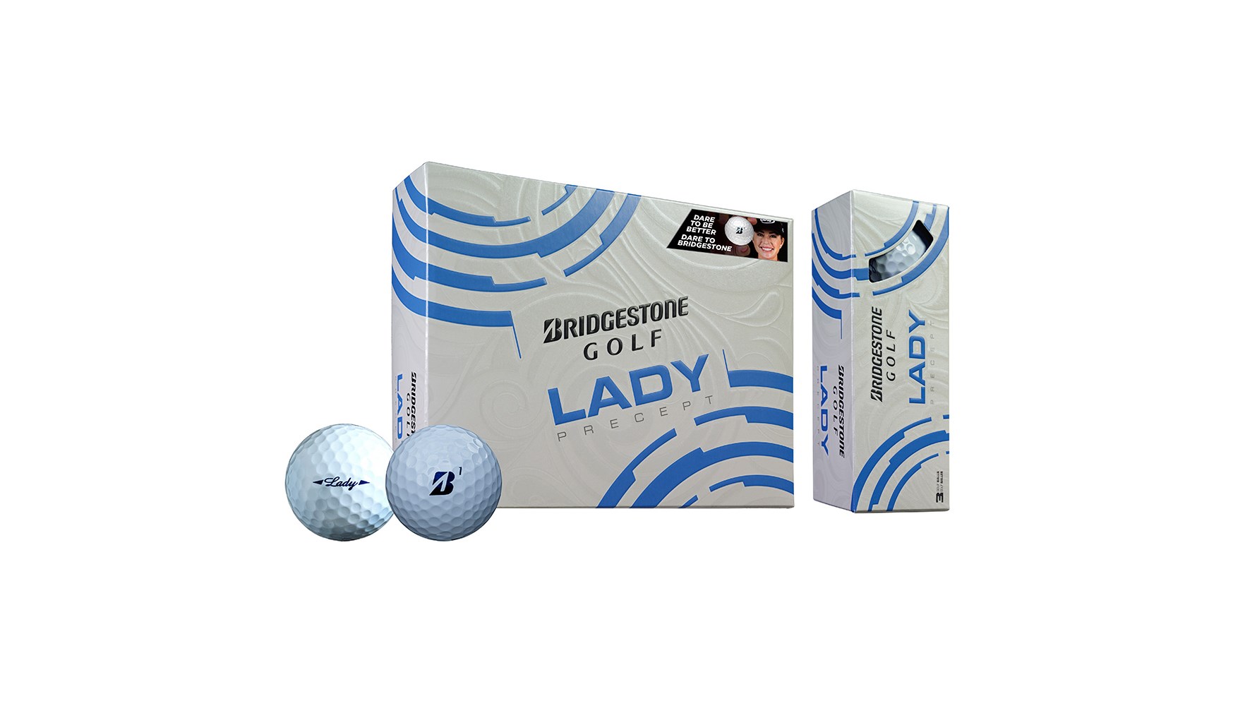 Bridgestone Ladies Lady Precept White Golf Balls 2016 | GolfOnline