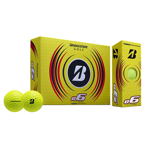 Bridgestone e6 Soft Yellow Golf Balls (12 Balls)