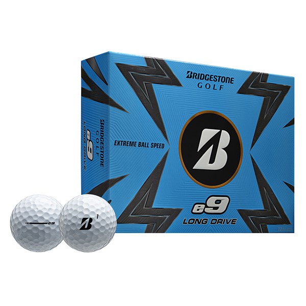 Bridgestone e9 Long Drive White Golf Balls (12 Balls)