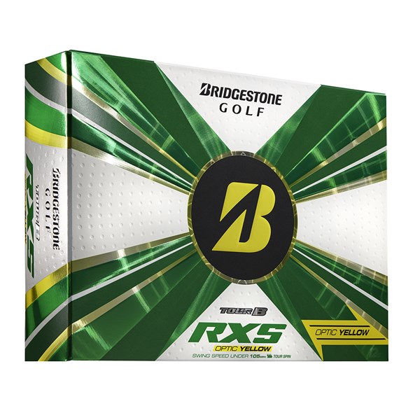 Bridgestone Tour B RXS Yellow Golf Balls (12 Balls)