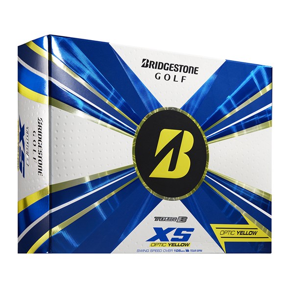 Bridgestone Tour B XS Yellow Golf Balls (12 Balls)