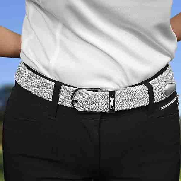 bt007003 silver womens golf belt lifestyle 1