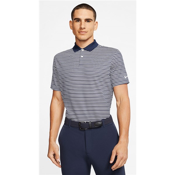 nike striped polo