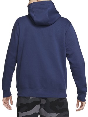 Nike Mens Sportswear Club Brushed Back Fleece Pullover Hoodie