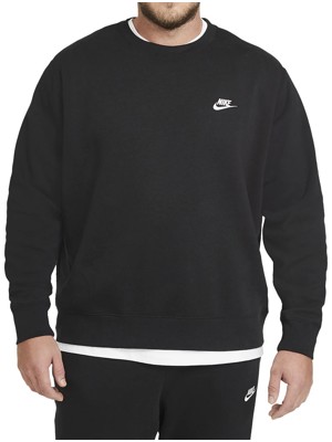 Nike Mens Sportswear Club Brushed Back Fleece Crew Sweater