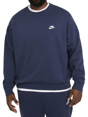 Nike Mens Sportswear Club Brushed Back Fleece Crew Sweater