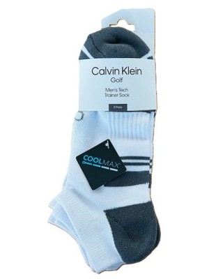 Calvin Klein Mens Tech Trainer Socks (3 Pairs)
