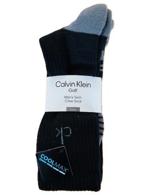 Calvin Klein Mens Tech Crew Socks (3 Pairs)