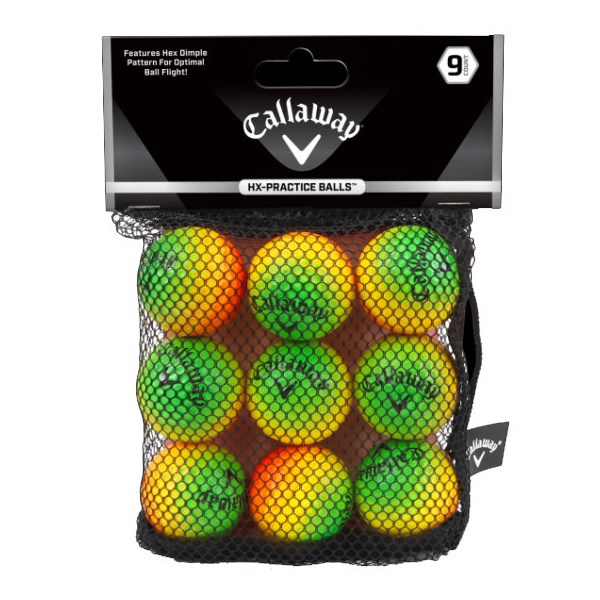 Callaway HX Practice Golf Balls (9 Balls)