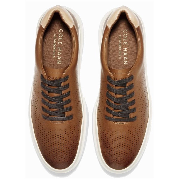 Cole Haan Mens Grandpro Rally Laser Cut Lace Up Trainer Shoes