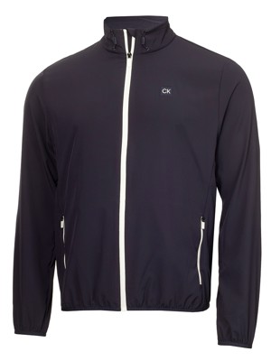 Calvin Klein Mens Motion Full Zip Windbreaker Sweater - Platinum Collection