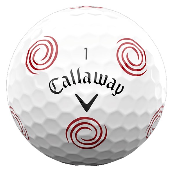 Limited Edition - Callaway Chrome Soft Odyssey Swirl Golf Balls 