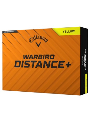 Callaway Warbird Distance + Yellow Golf Balls (12 Balls)