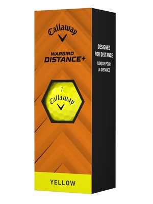 Callaway Warbird Distance + Yellow Golf Balls (12 Balls)