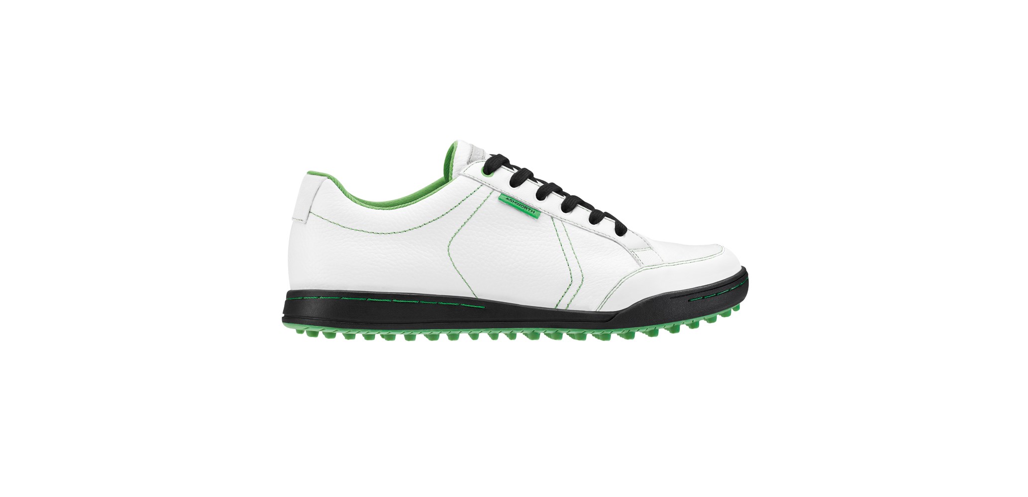 Ashworth Masters Collection Cardiff Golf Shoes (White/Green) 2013