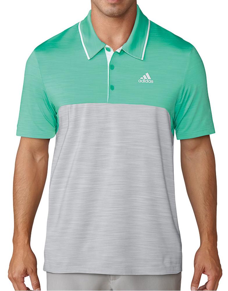 adidas Mens Ultimate 365 Heather Polo Shirt