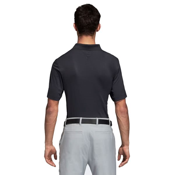 adidas Mens adiPure Anti-See Thru Solid Polo Shirt - Golfonline