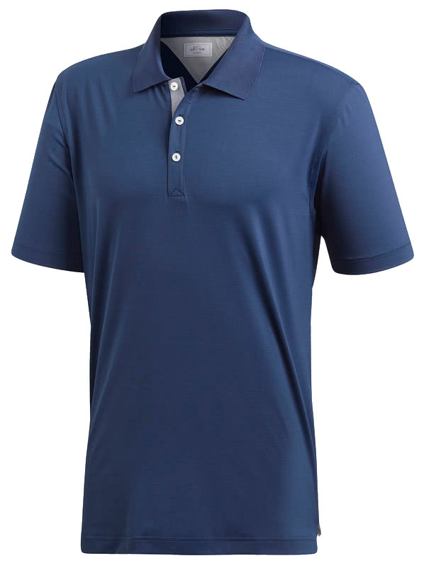 adidas Mens adiPure Anti-See Thru Solid Polo Shirt - Golfonline