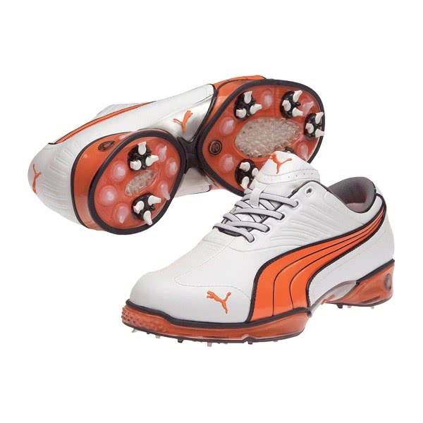 Puma Cell Fusion Shoes (White/Orange 