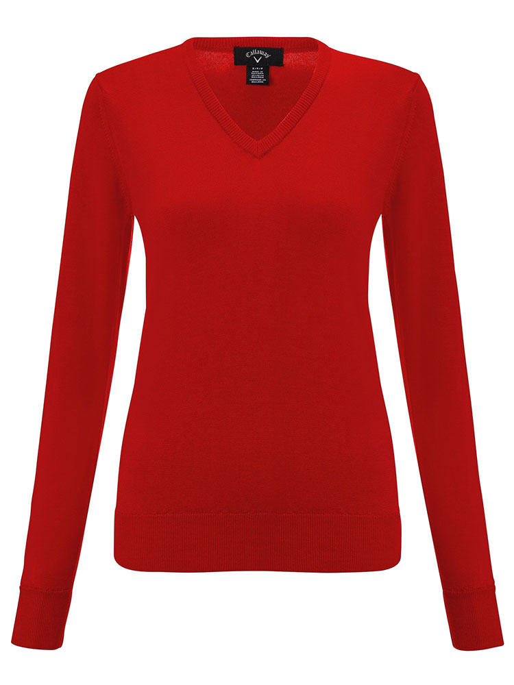 Callaway Ladies V-Neck Merino Sweater | GolfOnline