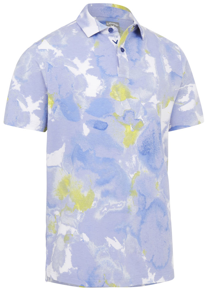 Callaway Mens Thermal Dye Print Polo Shirt - Golfonline