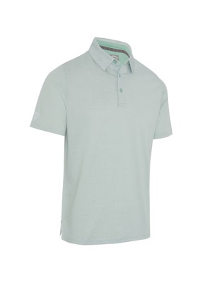 Callaway Mens Chev Twill Jacquard SwingTech Opti-Dri Polo Shirt - SALE
