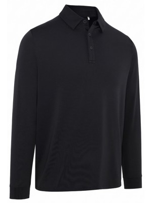 Callaway Mens Soft Touch Long Sleeve Knit Polo Shirt