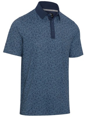 Callaway Mens Confetti Tees Print Polo Shirt