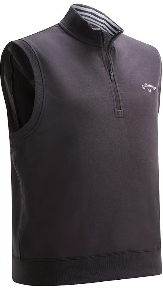 Callaway Mens French Terry Quarter Zip Vest