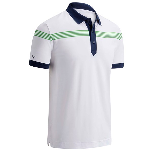 Callaway Mens Linear Print Polo Shirt - Golfonline