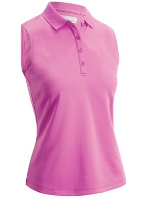 Callaway Ladies Sleeveless Knit Polo Shirt