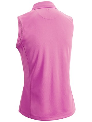 Callaway Ladies Sleeveless Knit Polo Shirt
