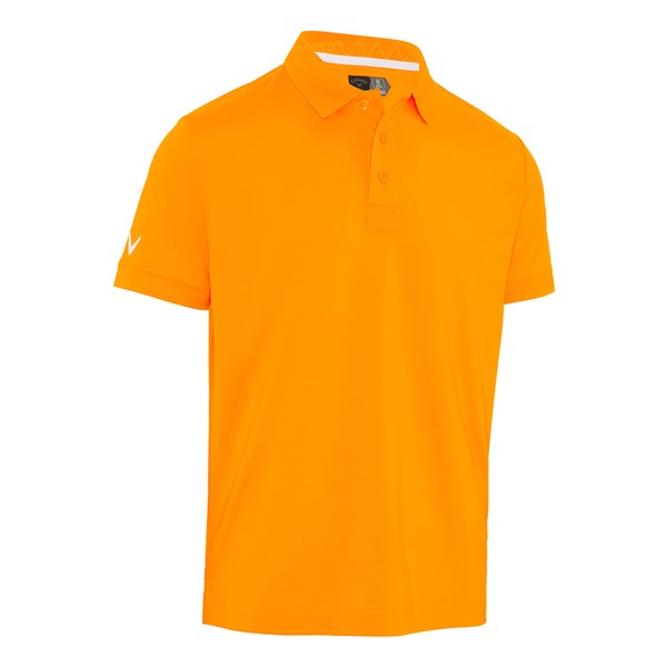 Callaway Mens X-Series Solid Ribbed Polo Shirt