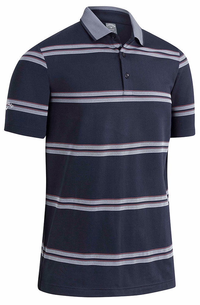 Adidas men's puremotion outlet textured stripe polo