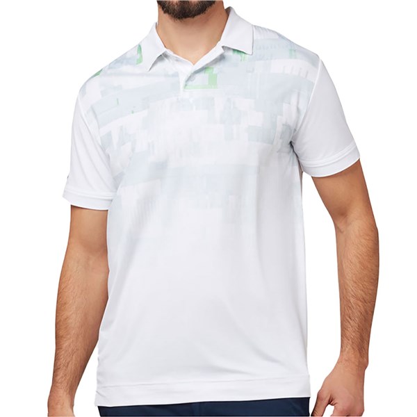 Callaway Mens Multi-Colour Glitched Print Polo Shirt